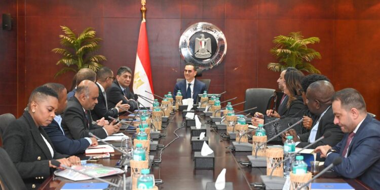 وزير الاستثمار يلتقى الرئيس التنفيذي لمجموعة فوداكوم والرئيس التنفيذي لشركة فودافون مصر