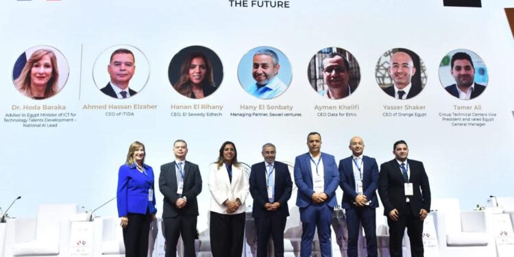 ياسر شاكر يستعرض استراتيجية اورنچ لتعزيز الذكاء الاصطناعي في منتدى الأعمال المصري الفرنسي