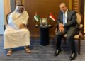وزير الخارجية يعقد لقاءً مع وزير الدولة الإماراتي