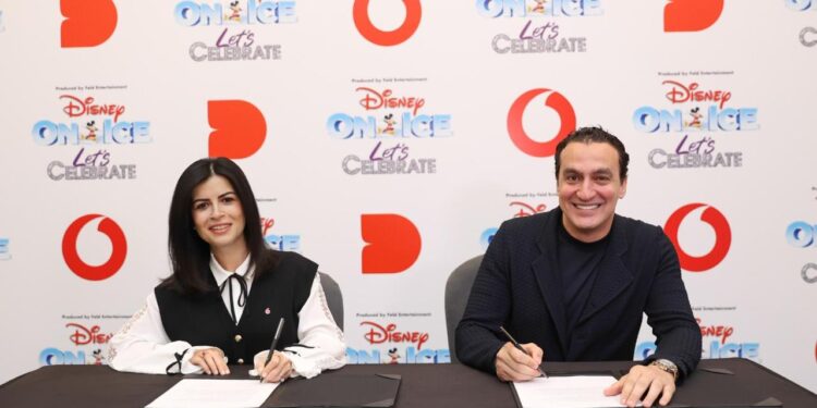 عروض “ديزني أون آيس” بشراكة بين ڤودافون وDINO Activations