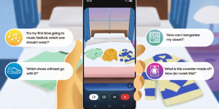 سامسونج تقدم الذكاء الاصطناعي المرئي على Galaxy S25
