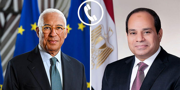الرئيس السيسي يتلقى اتصالاً هاتفياً من رئيس المجلس الأوروبي