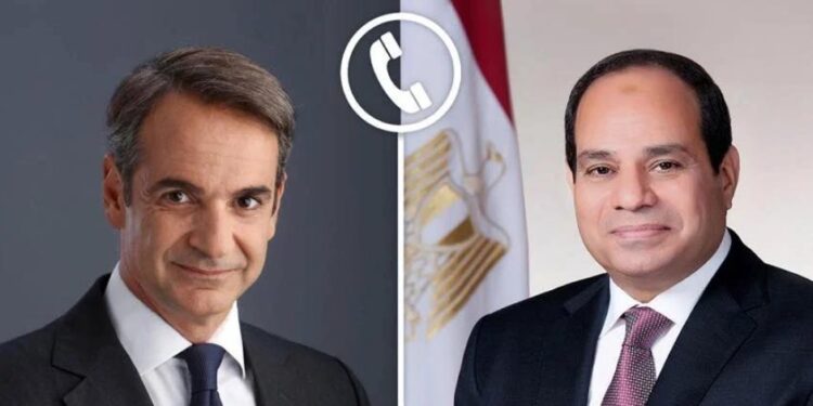 الرئيس السيسى ورئيس وزراء اليونان يؤكدان أهمية تشكيل حكومة ليبية جديدة موحدة