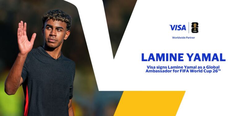 Visa تختار لامين يامال سفيراً عالمياً لبطولة كأس العالم 2026