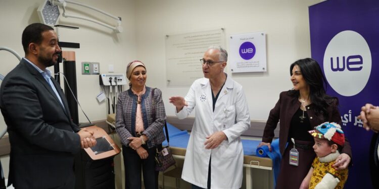 WE تهدي الأمل لمرضى الحروق بأحدث جهاز ليزر في مستشفى أهل مصر