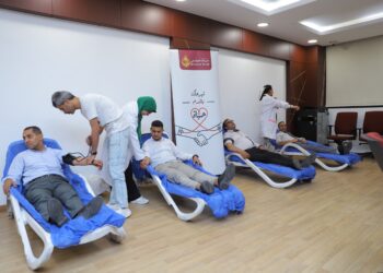بنك مصر يطلق من جديد حملة للعاملين به للتبرع بالدم