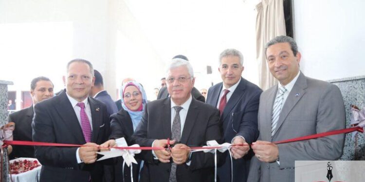 وزير التعليم العالي ومحافظ دمياط ورئيس الجامعة يفتتحون ويتفقدون عددًا من المشروعات التعليمية والصحية