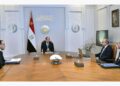 الرئيس السيسي يجتمع مع رئيس الوزراء ووزير الكهرباء
