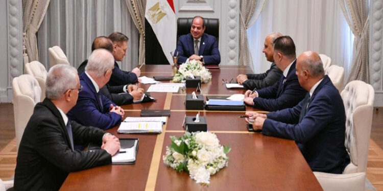 الرئيس السيسي يلتقي مدير العام لهيئة الدولة للطاقة النووية “روسأتوم” الروسية