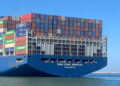 قناة السويس تشهد عبور سفينة الحاويات CMA CGM ZEPHYR ضمن قافلة الجنوب