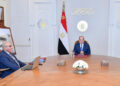 الرئيس السيسي يجتمع مع رئيس مجلس إدارة الهيئة العربية للتصنيع