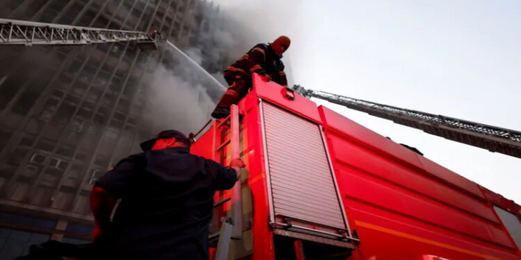 المصرية للاتصالات تنعى ضحايا حريق سنترال رمسيس