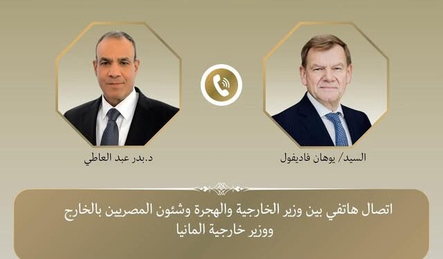 وزير الخارجية والهجرة يجرى اتصالًا هاتفيًا مع وزير خارجية ألمانيا