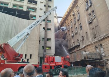 قطع خدمات الانترنت بمناطق رمسيس والتحرير والدقي بسبب حريق سنترال رمسيس