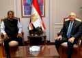 الوزير يستقبل سفير الهند بالقاهرة لبحث التعاون المستقبلي بين الجانبين في مجالي الصناعة والنقل