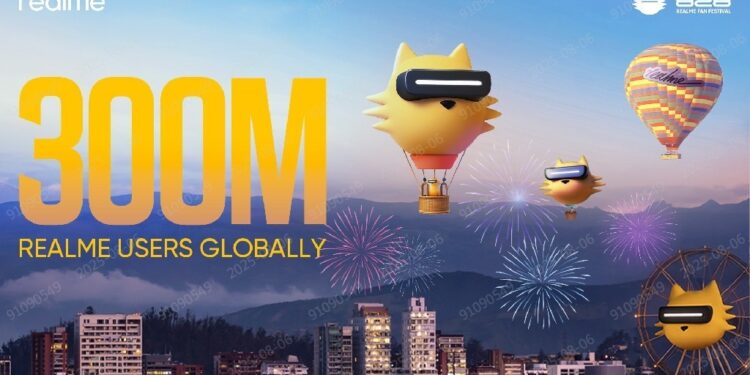 ريلمي تحتفل بإنجاز عالمي جديد.. أكثر من 300 مليون مستخدم خلال 7 سنوات