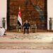 الرئيس السيسي يستقبل رئيس مجلس الوزراء وزير الخارجية بدولة قطر