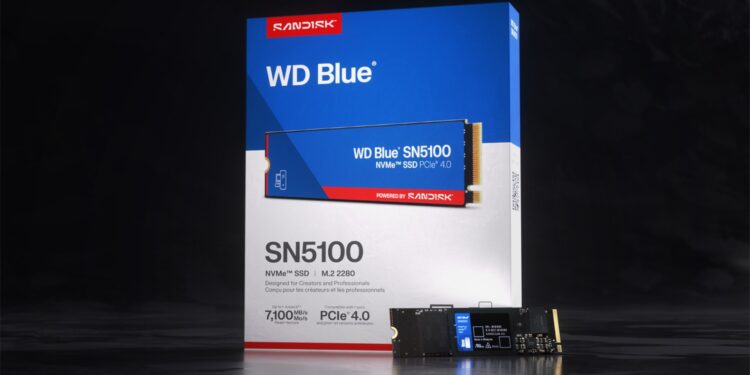 Sandisk® تُطلق محرك الأقراص WD Blue® SN5100 NVMe™ SSD  بسرعات أعلى للمبدعين والمحترفين