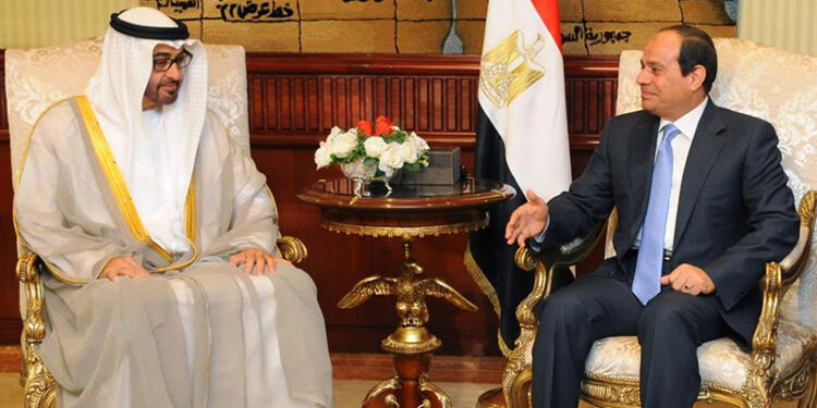 الرئيس السيسي يستقبل الشيخ محمد بن زايد رئيس الإمارات