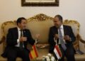 وزير الخارجية يلتقى مع نظيره الإسباني