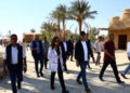 وزيرة التنمية ومحافظ الفيوم في جولة تفقدية بمحمية وادي الريان