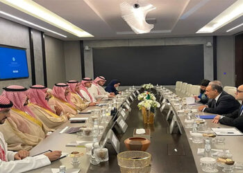 وزير الخارجية يلتقي وزير الصناعة السعودي