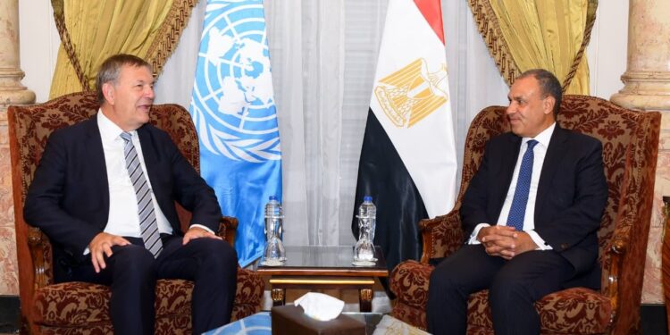 وزير الخارجية يستقبل المفوض العام لوكالة الأمم المتحدة لإغاثة وتشغيل اللاجئين الفلسطينيين (الأونروا)