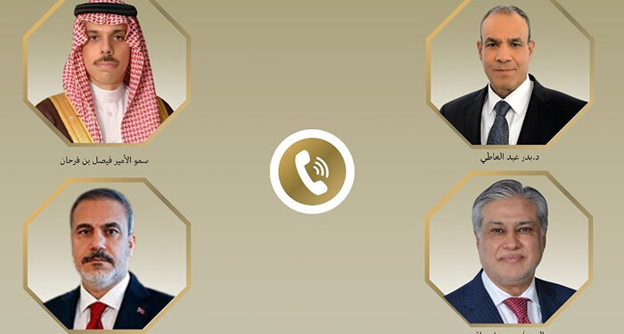 اتصالات مكثفة لوزير الخارجية مع نظرائه من السعودية وباكستان وتركيا