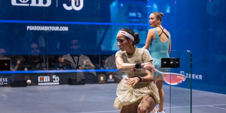 سيطرة مصرية خالصة في ربع نهائي بطولة CIB المفتوحة للإسكواش 2025 أمام أهرامات الجيزة