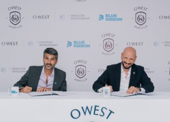 توقيع اتفاقية تشغيل نادي O West مع Blue Ribbon المتخصصة في إدارة الأندية