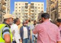 وزير الإسكان يتابع سير العمل بالمشروعات الخدمية والبنية الأساسية بالمرحلة العاجلة بمدينة السويس
