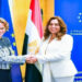 وزيرة التنمية والقائم بأعمال وزير البيئة تبحث مع مفوضة البيئة بالاتحاد الأوروبي التعاون