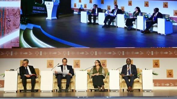 المركزي للمحاسبات يعقد جلسة نقاشية بعنوان “مكافحة الفساد وغسل الأموال .. الأبعاد القانونية والمؤسسية والدولية”