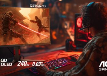 AOC تطلق شاشة الألعاب المتطورة Q27G4ZD بتقنية QD-OLED لعشاق الألعاب الإلكترونية