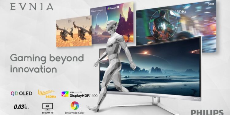 فيليبس تطلق شاشات الألعاب QD-OLED Evnia المبتكرة في الشرق الأوسط