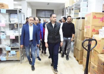 نائب وزير الصحة يتفقد مخازن الأدوية والمستلزمات الطبية بشمال سيناء لضمان كفاءة سلسلة  الإمداد الطبي