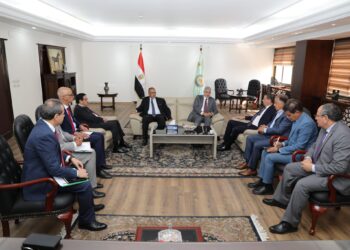 وزير الزراعة يبحث مع نظيره الموريتاني تعزيز سبل التعاون الزراعي المشترك