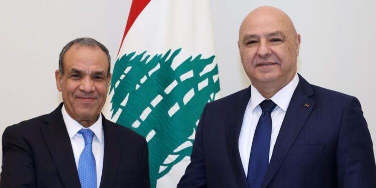 وزير الخارجية يلتقي الرئيس جوزاف عون في بيروت