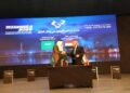 وزير الصناعة والنقل ووزير النقل والخدمات اللوجستية بالسعودية يوقعان مذكرة تفاهم بين مصر والسعودية بشأن تبادل الخبرات