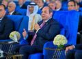 الرئيس السيسي يشاهد فيلمًا تسجيليًا بعنوان «10 سنوات من الإنجازات»