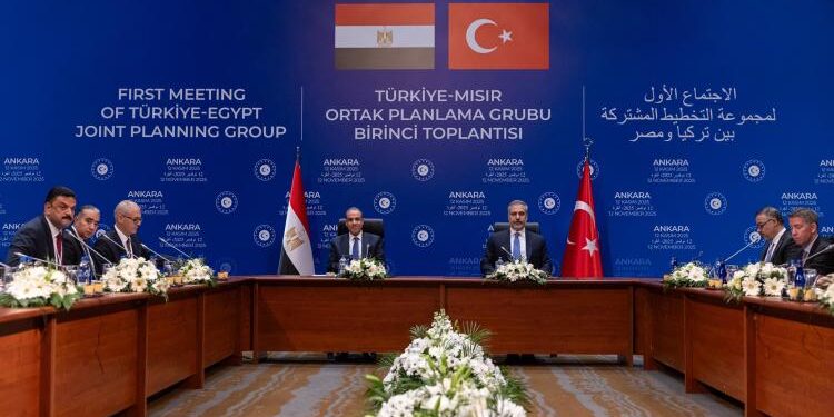 وزيرا الخارجية المصري والتركي يشاركان في اجتماع مجموعة التخطيط المشتركة بأنقرة