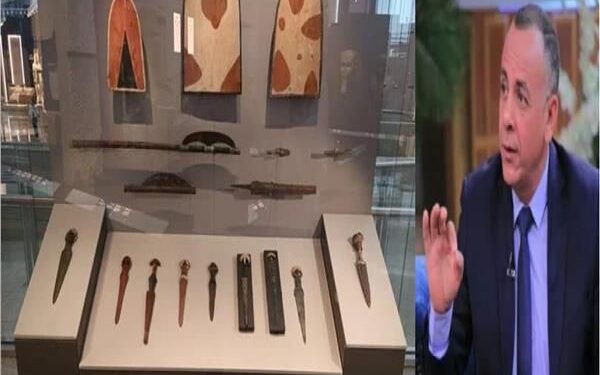 بلطة عمرها 700 ألف سنة داخل المتحف المصري الكبير.. مصطفى وزيري يكشف التفاصيل| فيديو 