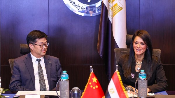 وزيرة التخطيط تبحث مع رئيس بنك التصدير والاستيراد الصيني (Exim Bank) سبل زيادة الاستثمارات