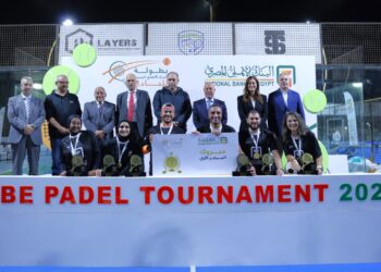 البنك الأهلي المصري يحتفل بنهائي بطولة البادل بمشاركة أكثر من 1300 موظف