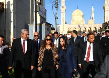 وزراء التنمية المحلية والأوقاف ومحافظ الغربية يتفقدون أعمال تطوير محيط مسجد السيد البدوي