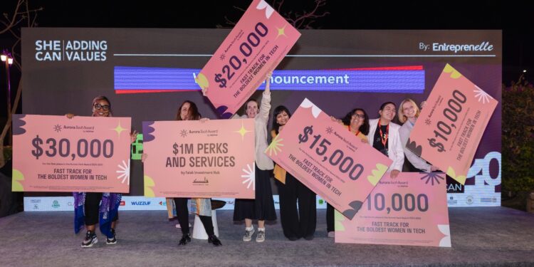 إندرايف تكشف عن أفضل 100 رائدة أعمال لـ جائزة Aurora Tech لعام 2026