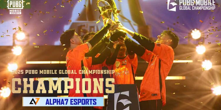 Alpha7 Esport يفوز بلقب بطولة ببجي موبايل العالمية لعام 2025
