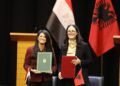 وزيرة التخطيط ونظيرتها الألبانية تختتمان الدورة الأولى للجنة المشتركة للتعاون الاقتصادي