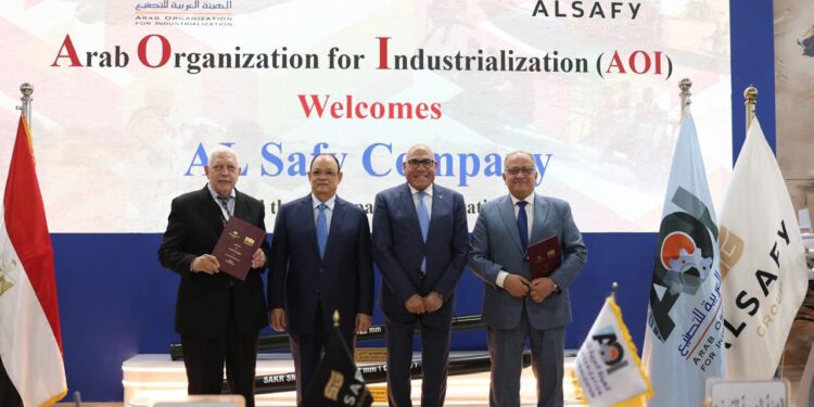 الصافي توقع اتفاقية شراكة استراتيجية مع الهيئة العربية للتصنيع لتعزيز مكانة مصر كمركز إقليمي للتقنيات المتقدمة