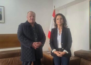 سماوي يلتقي سلامة ولحود ويبحثان سبل التوأمة بين مهرجان جرش والمهرجانات اللبنانية